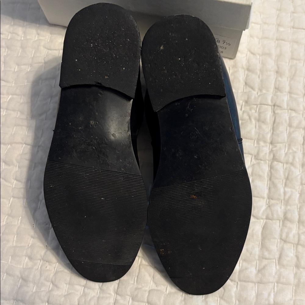 Topshop Black Leather women’s ankle boots - Picture 6 of 9